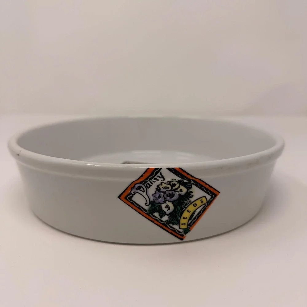BIA Cordon Bleu Quiche Dish Unisex 9.5in‎ White Eggplant Seed Packet